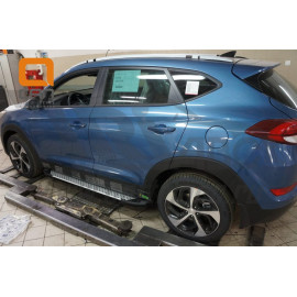 Пороги Hyundai Tucson 2017 Sapphire